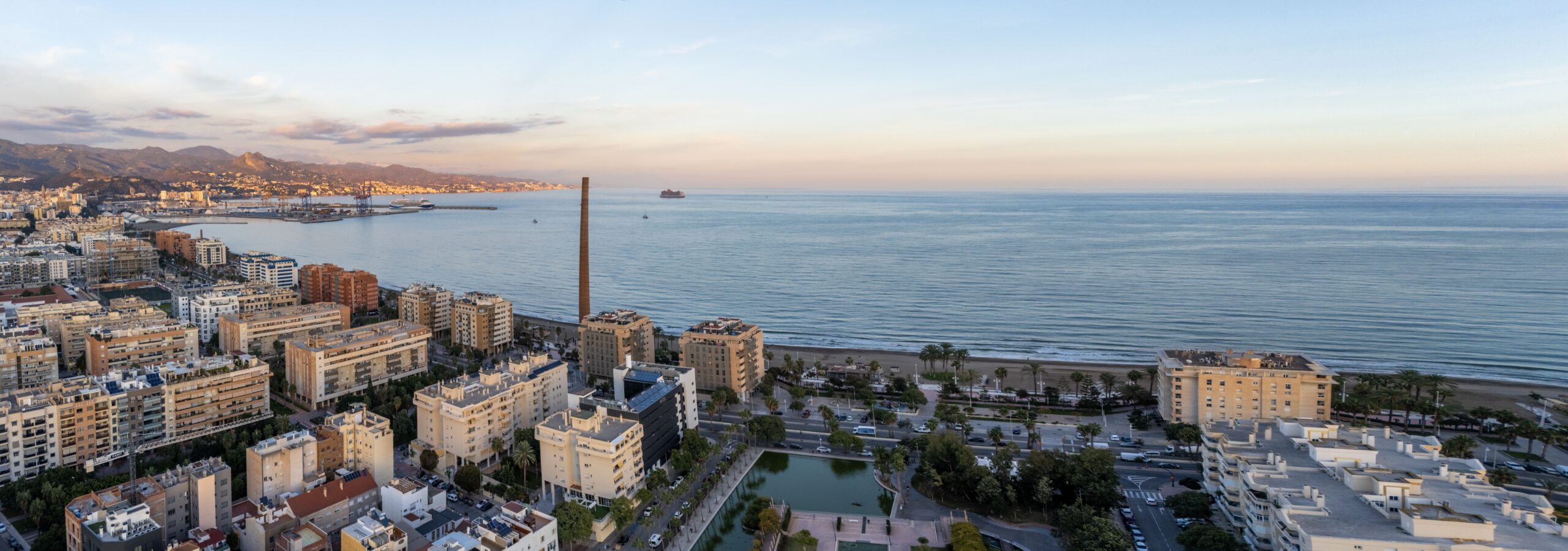Málaga Playa - Bird View 2
