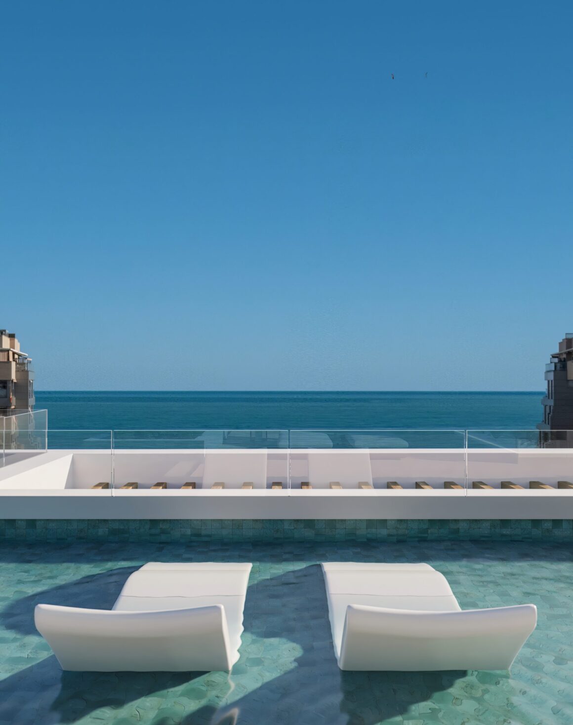 Málaga Playa - Rooftop View